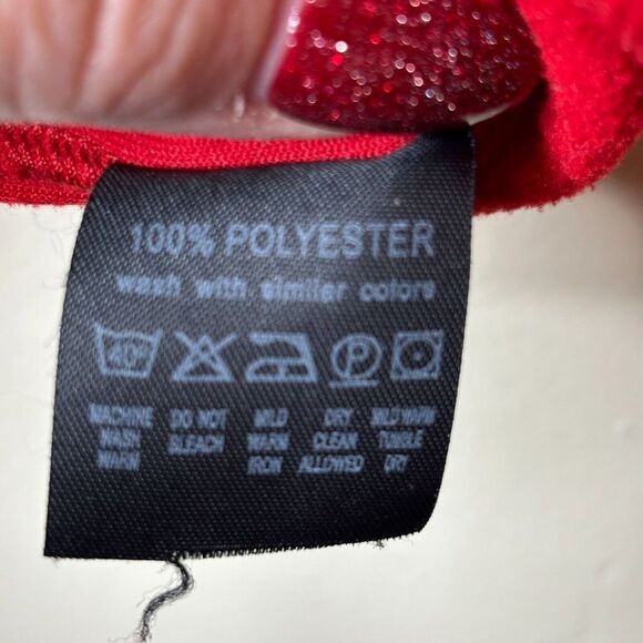 KJUS Jacket Women's L Red Fleece L/S 1/4 Zip Pullover Cozy Warm Fall Winter - Picture 8 of 8